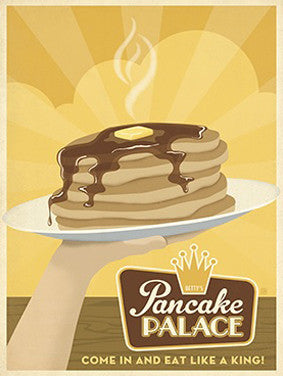Pancake Palace Wall Art Print 