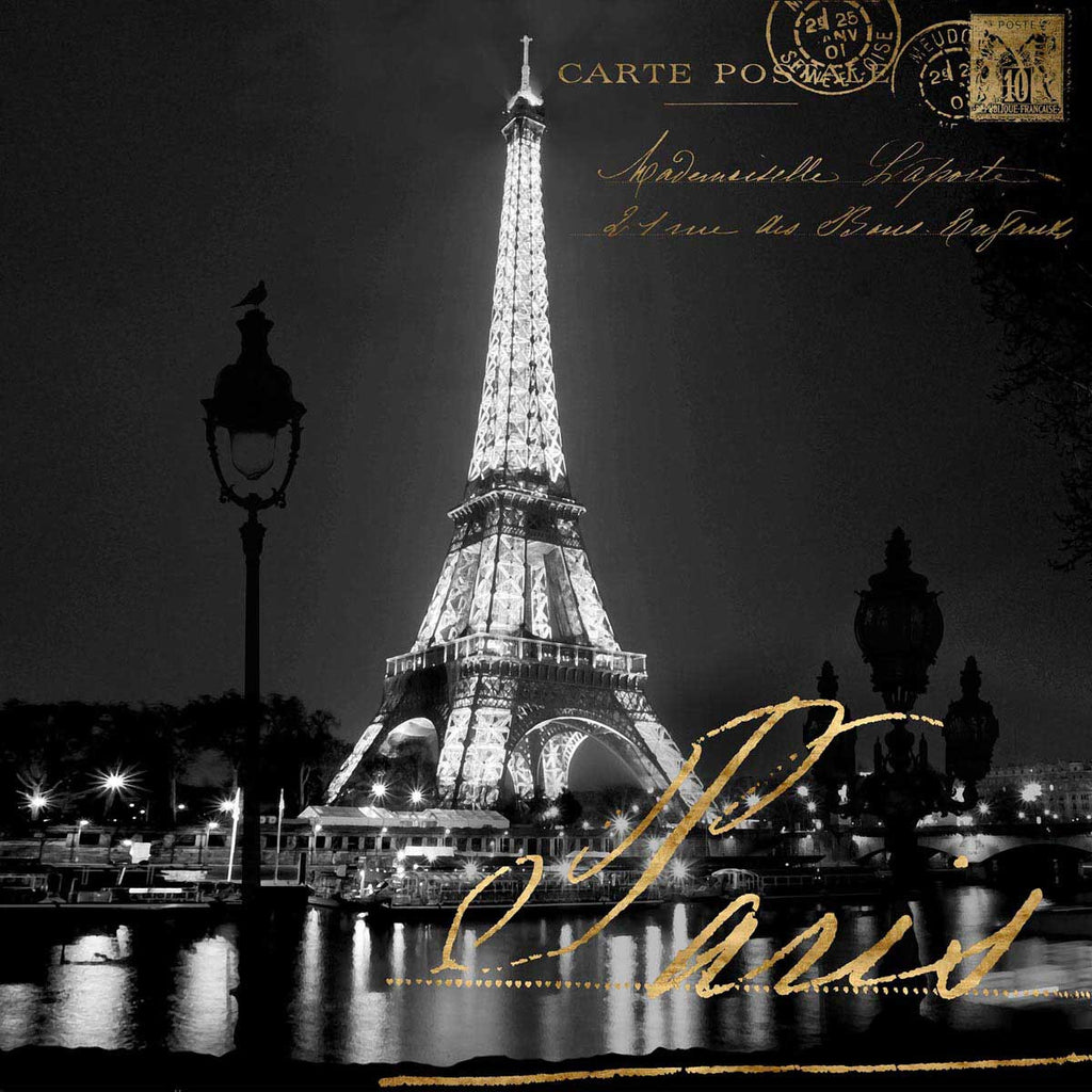 Paris At Night Wall Art Print