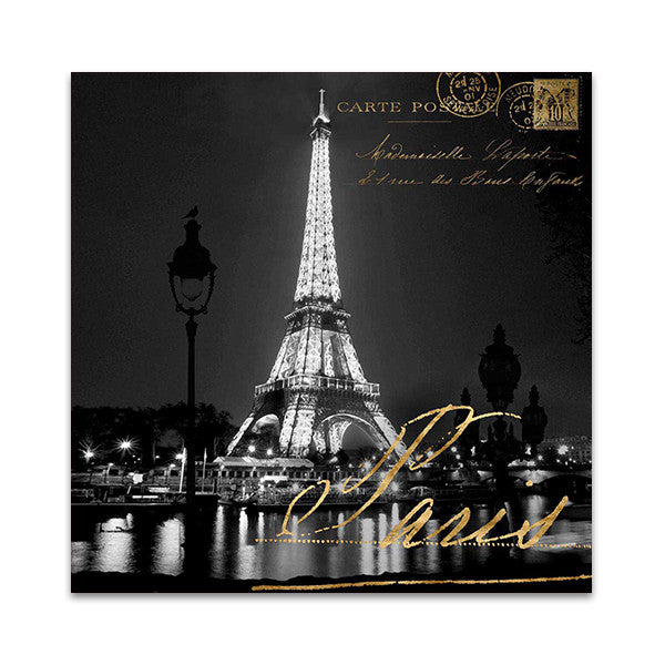 Paris At Night Wall Art Print