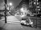 Paris France at Night Wall Art Print