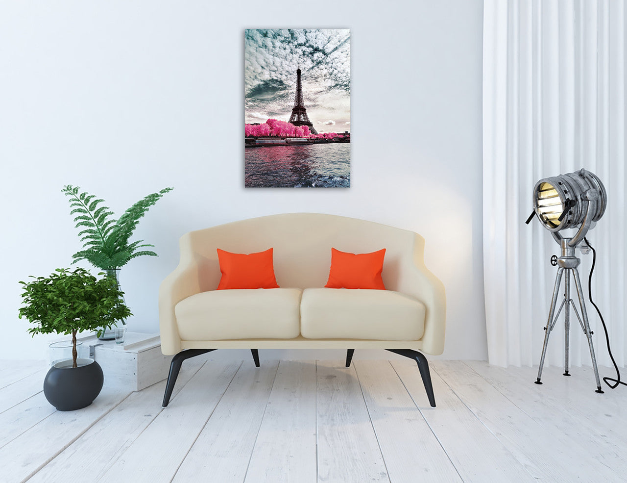 Paris Photography Wall Art Print on the wall
