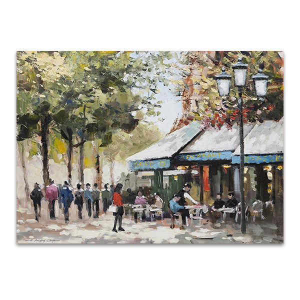 Paris Teal II Wall Art Print
