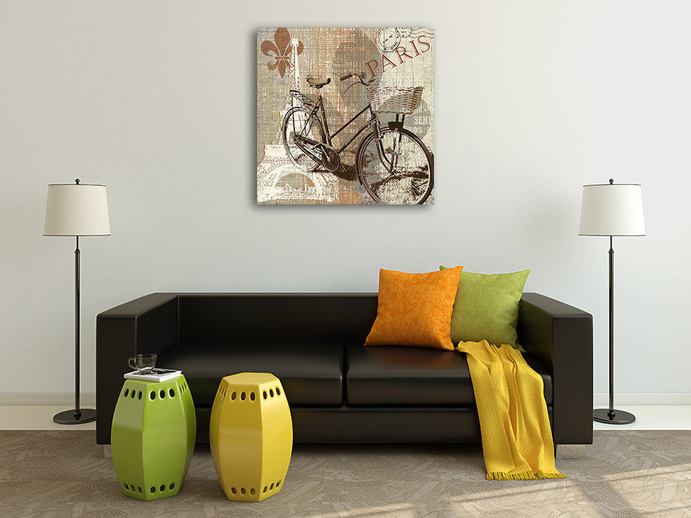 Paris Trip Wall Art Print on the wall