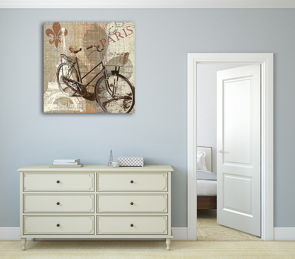 Paris Trip Wall Art Print on the wall