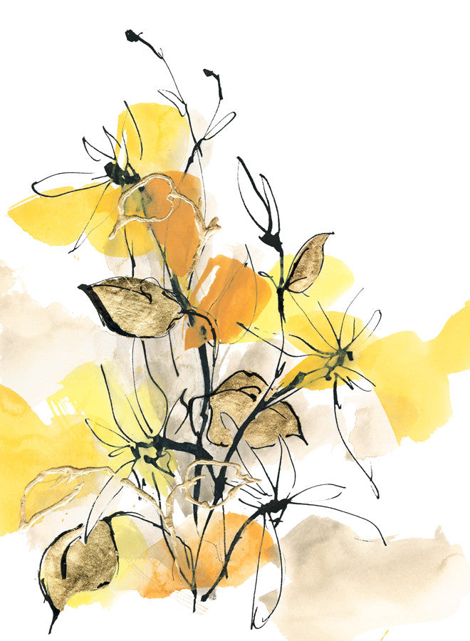 Paris Yellow I Wall Art Print 