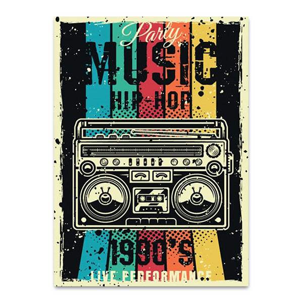 Party Music Wall Art Print