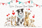 Paws of Love I Wall Art Print