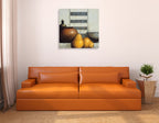 Pear Still Life Wall Art Print on the wall