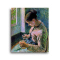 Peasant Girl Drinking her Coffee
