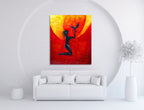 Phoenix on the wall