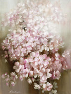 Pink Flowers Wall Art Print