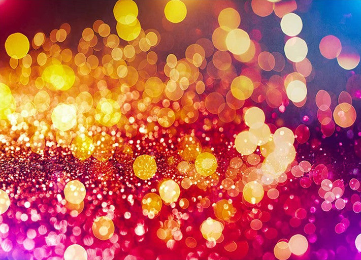 Pink Gold Lights Wall Art Print