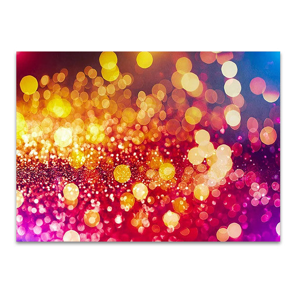 Pink Gold Lights Wall Art Print