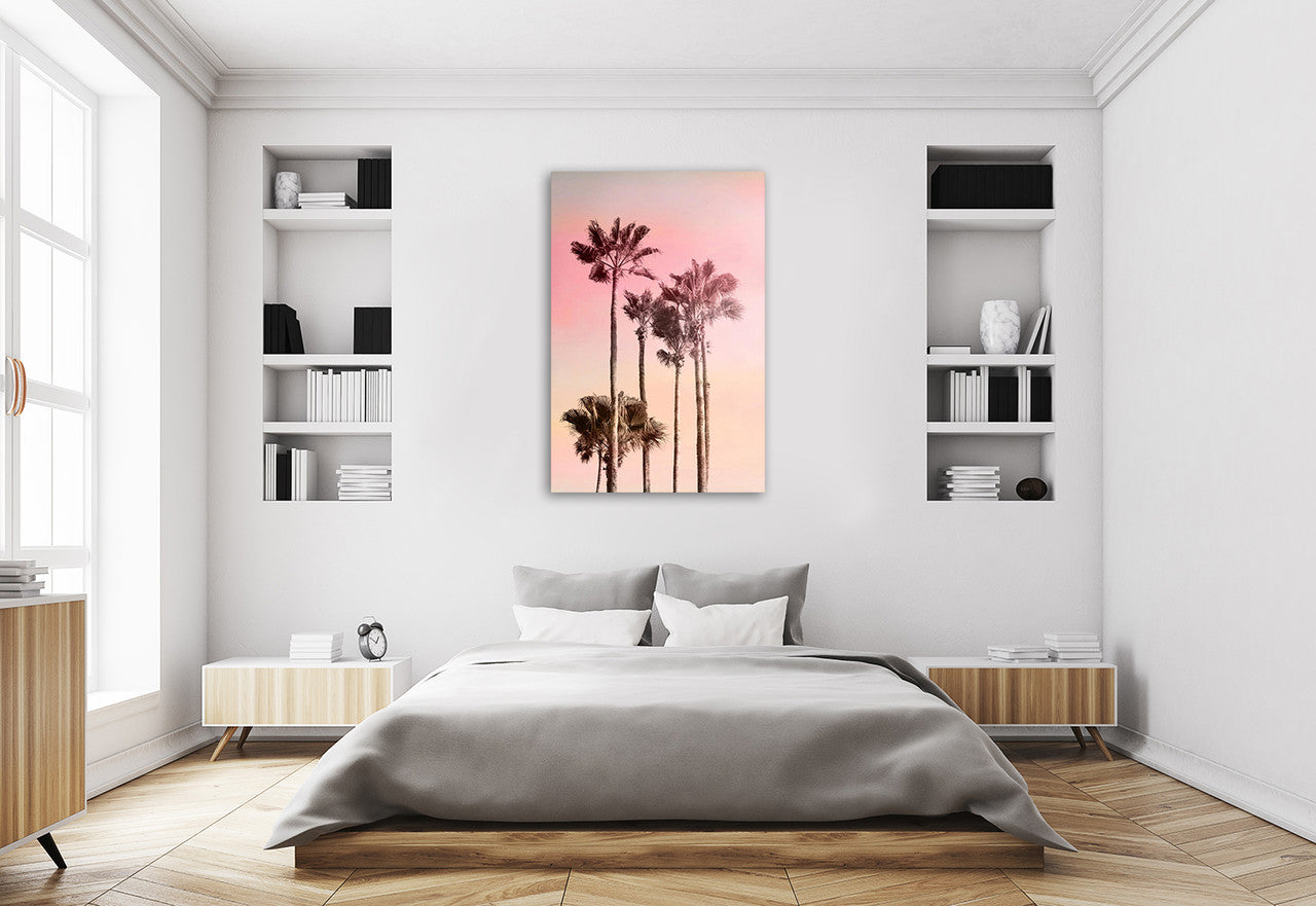 Pink Sunset I Wall Art Print on the wall