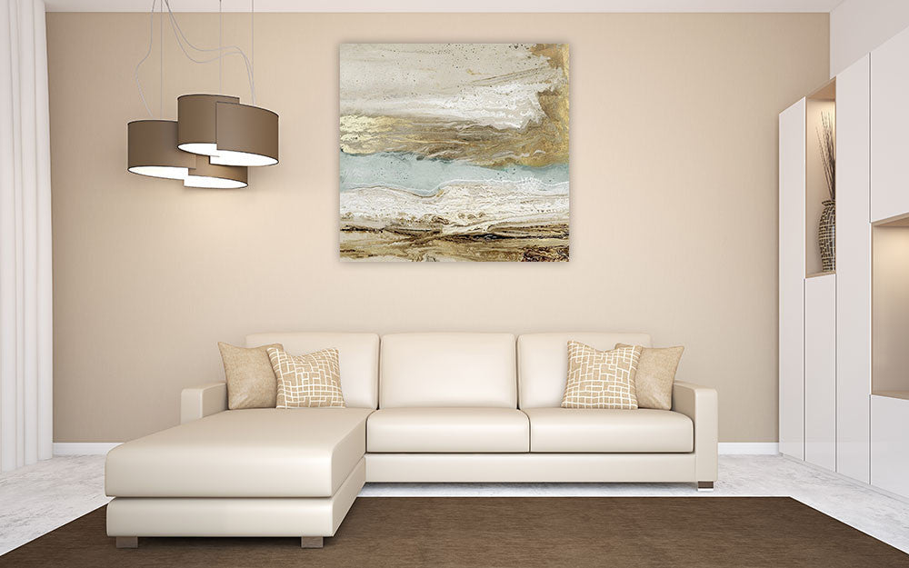 Playa Secreto II Wall Art Print on the wall