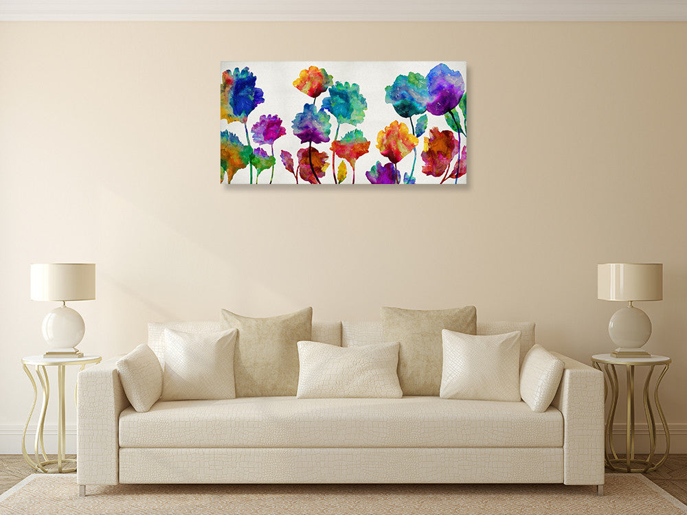 Playful Blossom Wall Art Print on the wall