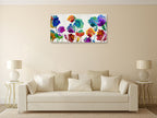 Playful Blossom Wall Art Print on the wall