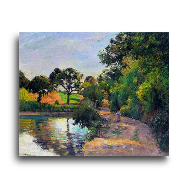Camille Pissarro | Pond at Montfoucault