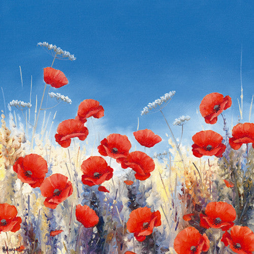 Poppy Meadow I Wall Art Print 