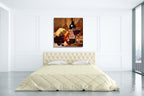 The Port and Pear Wall Art Print on the wall