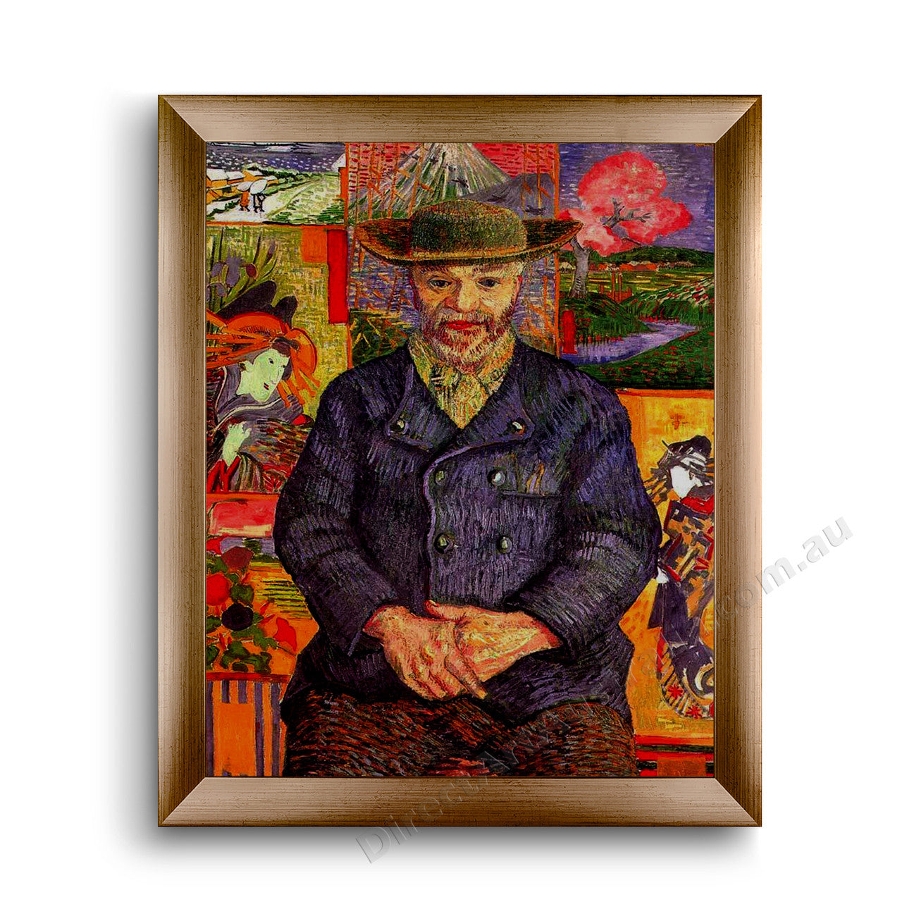 Modern Flat Gold Frame