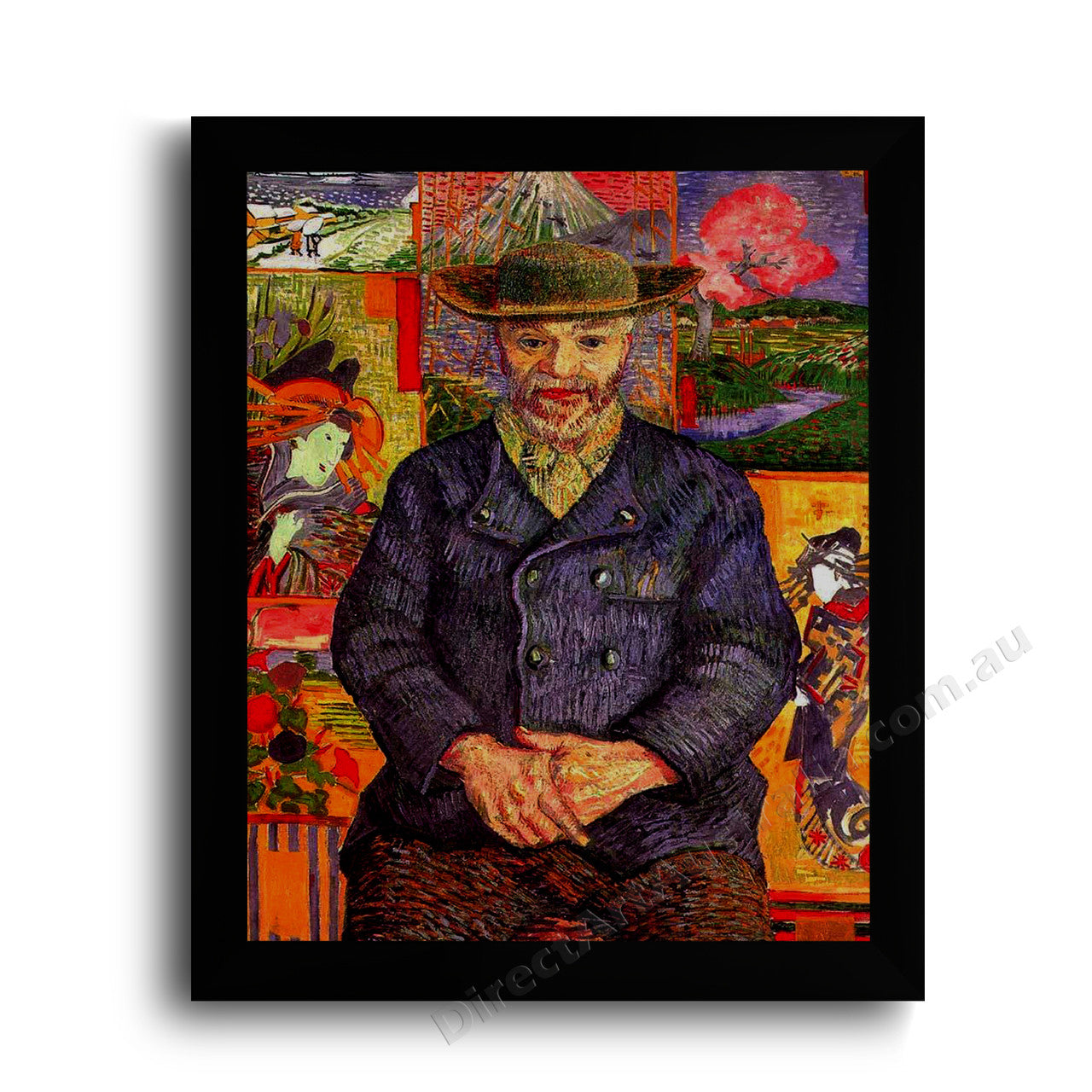 Modern Flat Black Frame