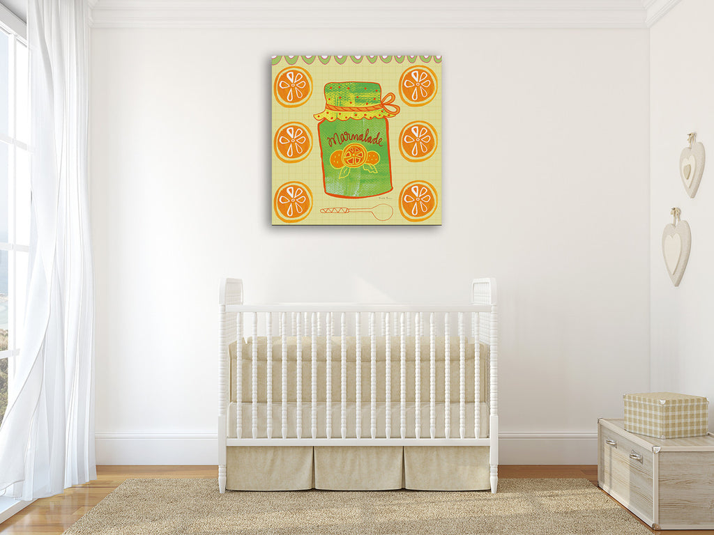 Pretty Jams and Jellies II Wall Art Print on the wall