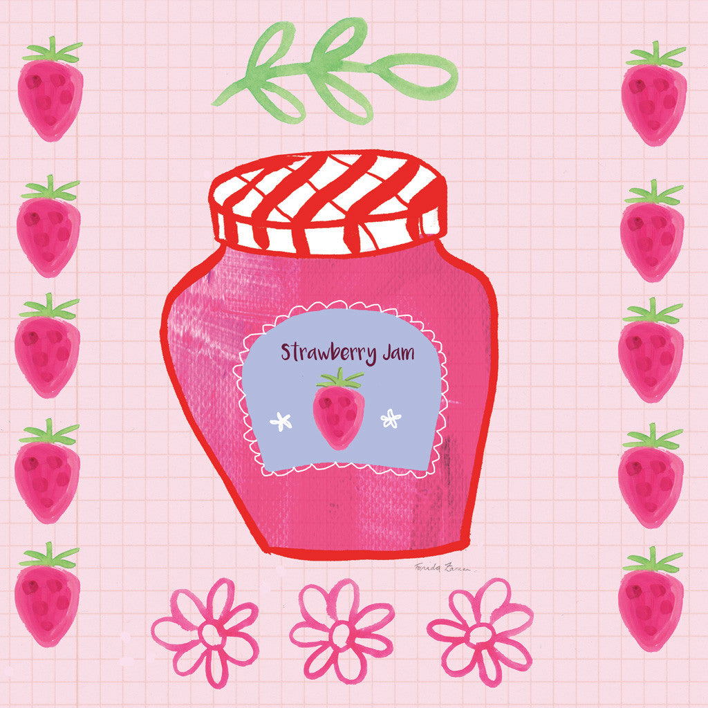 Pretty Jams and Jellies I Wall Art Print