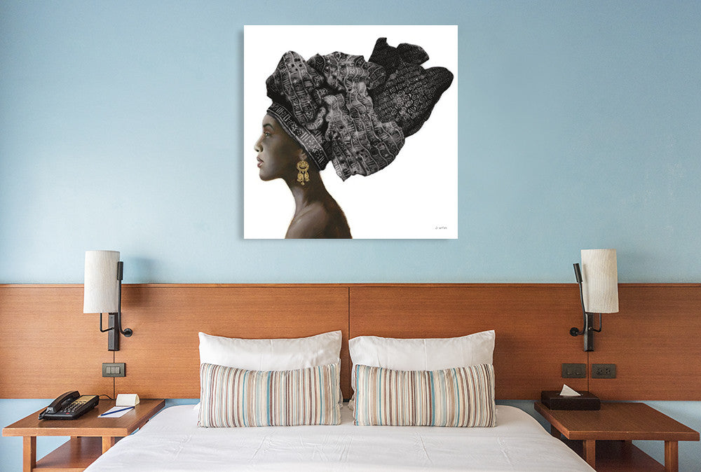 Pure Style Black I Wall Art Print on the wall