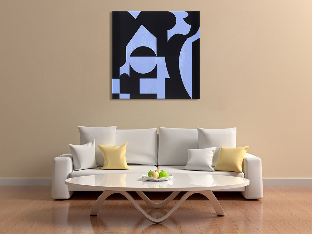 Puzzle II Wall Art Print on the wall