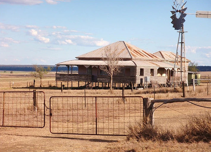 Queensland Old Farm House Wall Art Print 