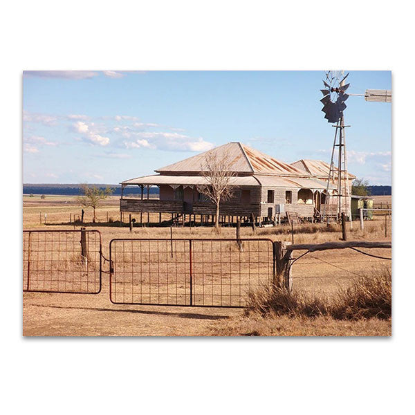 Queensland Old Farm House Wall Art Print 