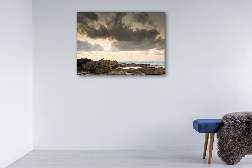 Queensland Stradbroke Island Wall Art Print on the wall