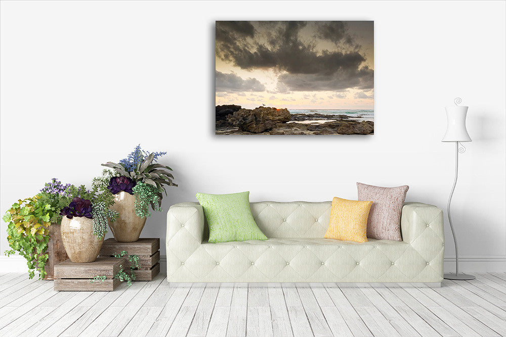 Queensland Stradbroke Island Wall Art Print on the wall