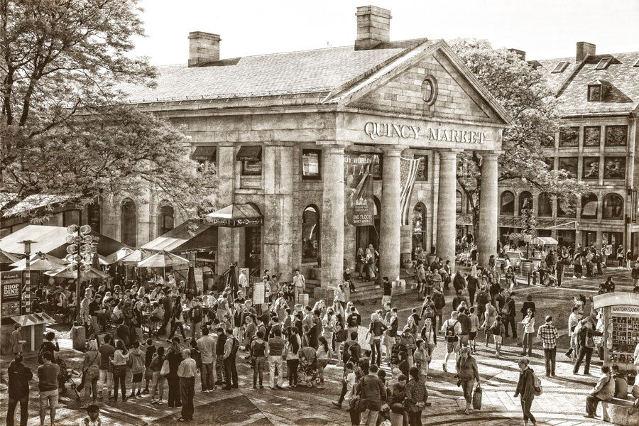 Quincy Market Wall Art Print