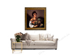 Boy with a Basket of Fruit on the wall