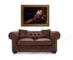 St. Francis in Ecstasy on the wall