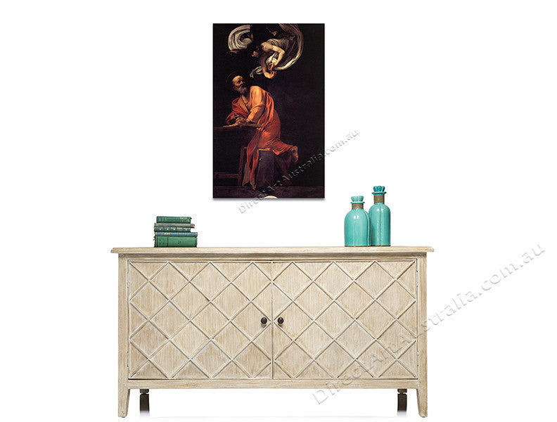 The Inspiration of Saint Matthew on the wall
