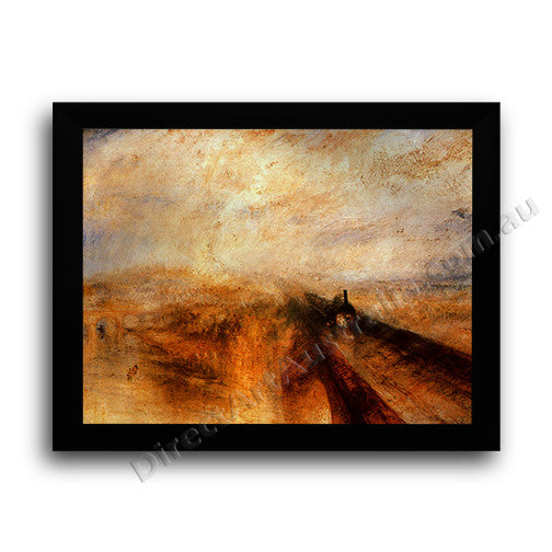 Modern Flat Black Frame