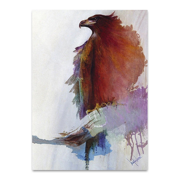 Rainbow Eagle Wall Art Print