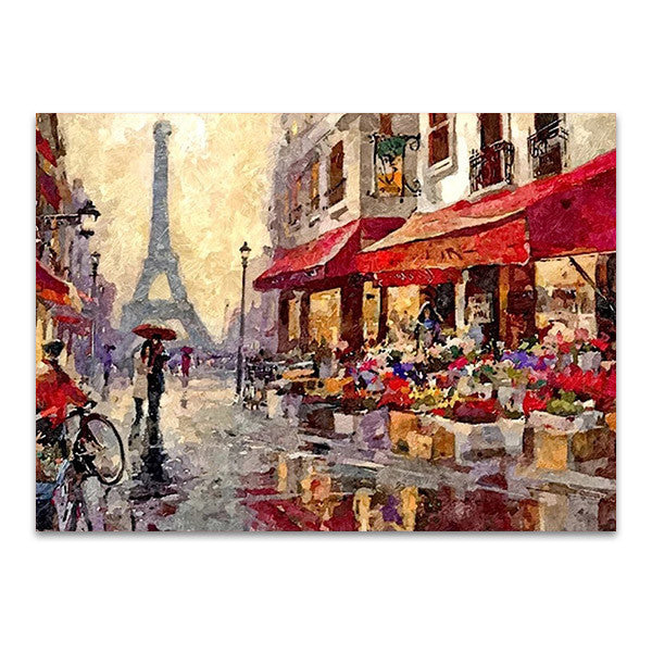 Rainy Morning in Paris Wall Print