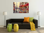 Rainy Morning in Paris Wall Print on the wall