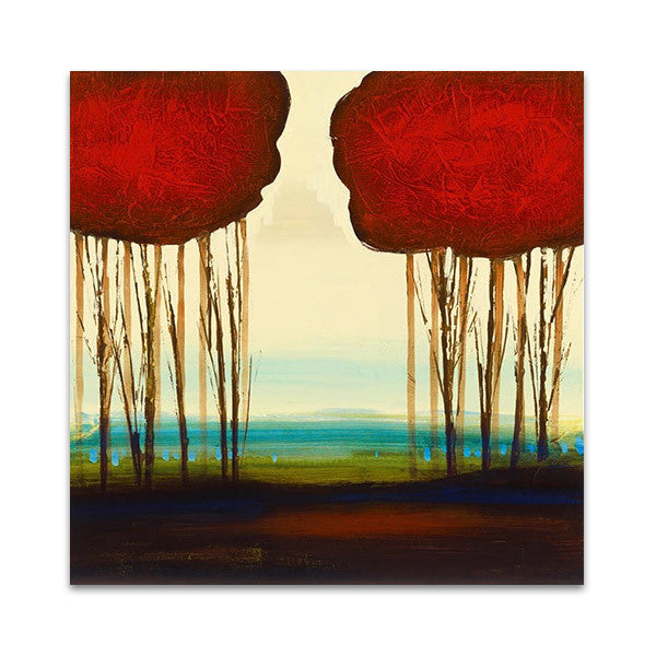 Red Duo I Wall Art Print