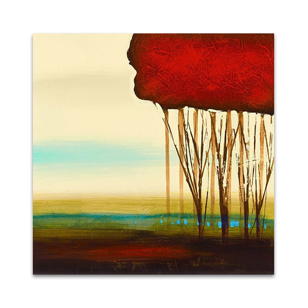 Red Solo II Wall Art Print