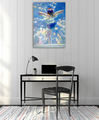 Refractions Wall Art Print on the wall