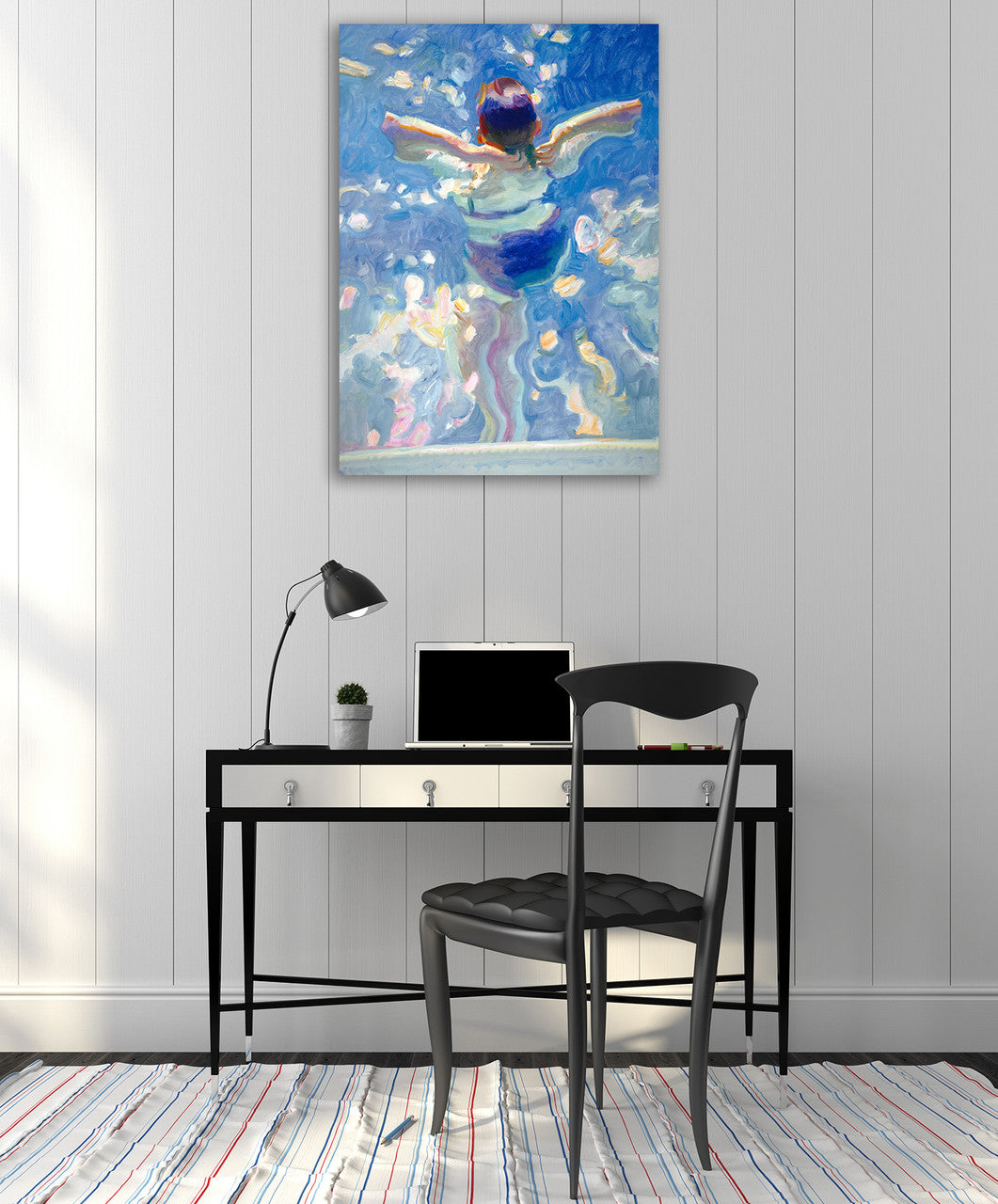 Refractions Wall Art Print on the wall