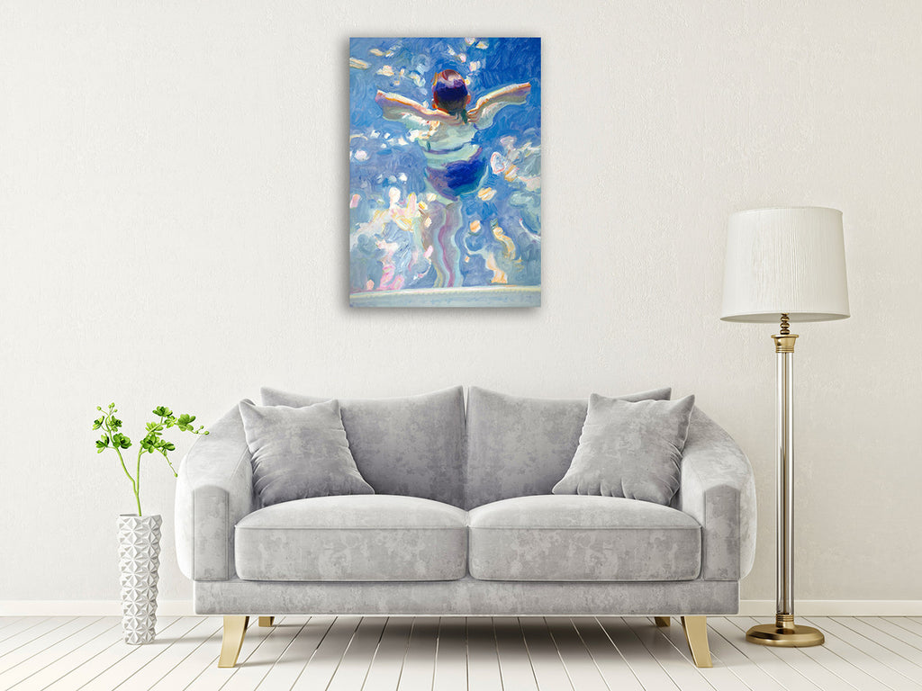 Refractions Wall Art Print on the wall