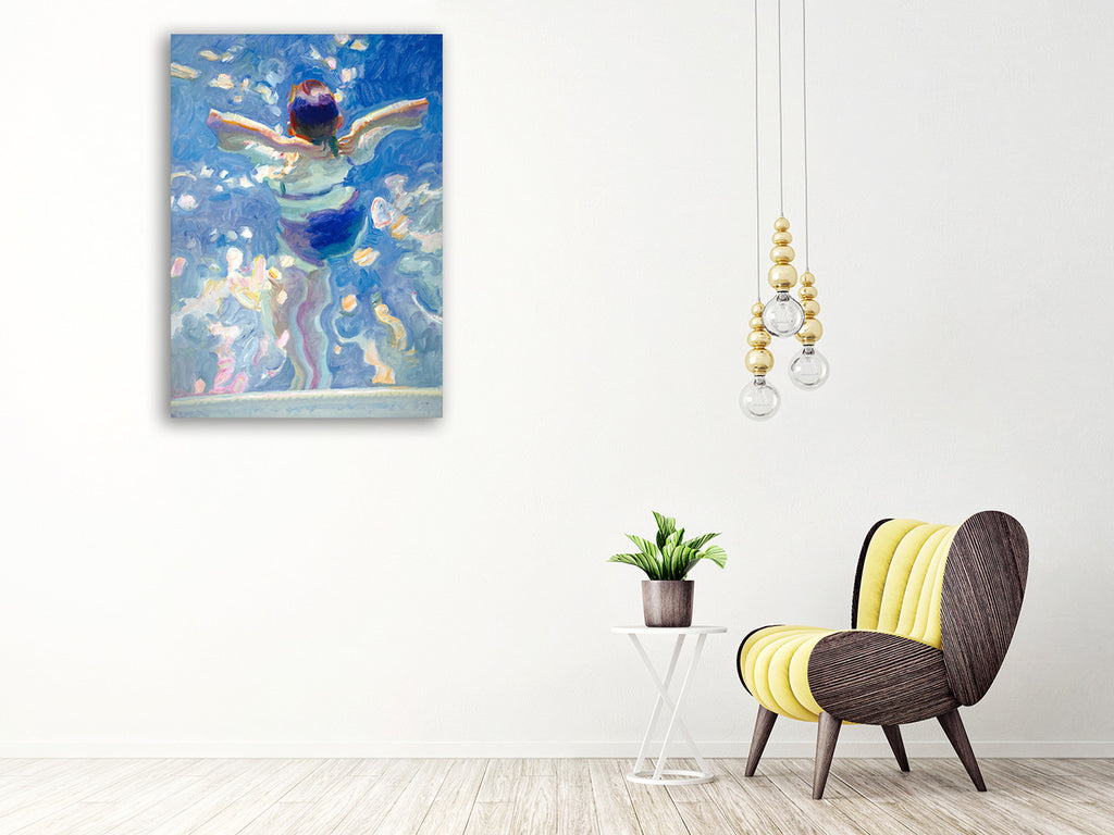 Refractions Wall Art Print on the wall