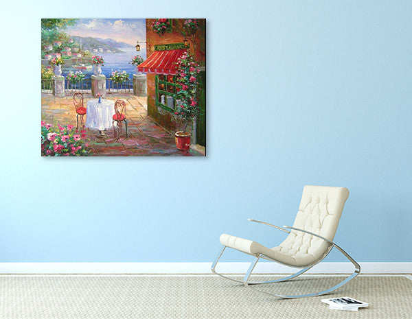 Restaurant on the wall