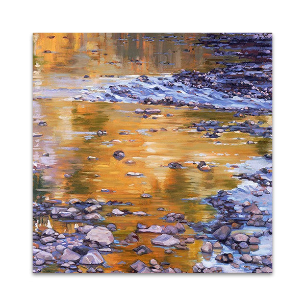 River Rocks and Reflections II Wall Art Print